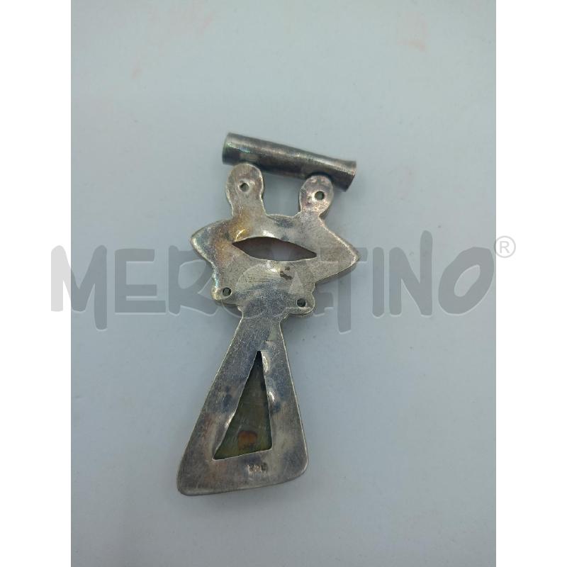 CIONDOLO ARG 925 QUARZO ROSA  | Mercatino dell'Usato Colleferro 2