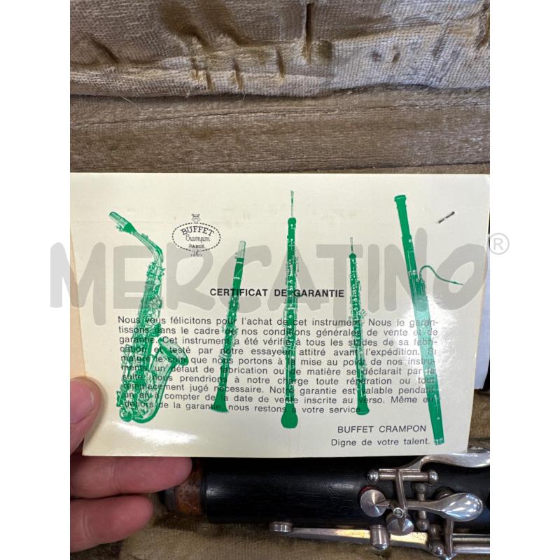 CLARINETTO PROFESSIONALE BUFFET CRAMPON MODELLO ROBERT CARRÈE SIB | Mercatino dell'Usato Colleferro 5