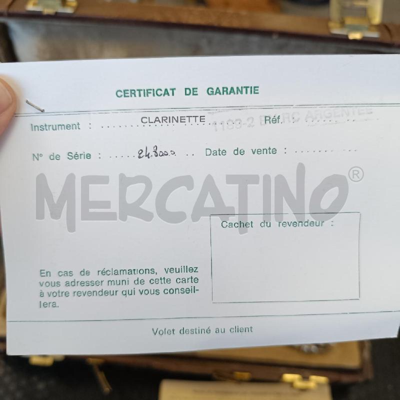 CLARINETTO PROFESSIONALE BUFFET CRAMPON SI-B IN EBANO | Mercatino dell'Usato Colleferro 3