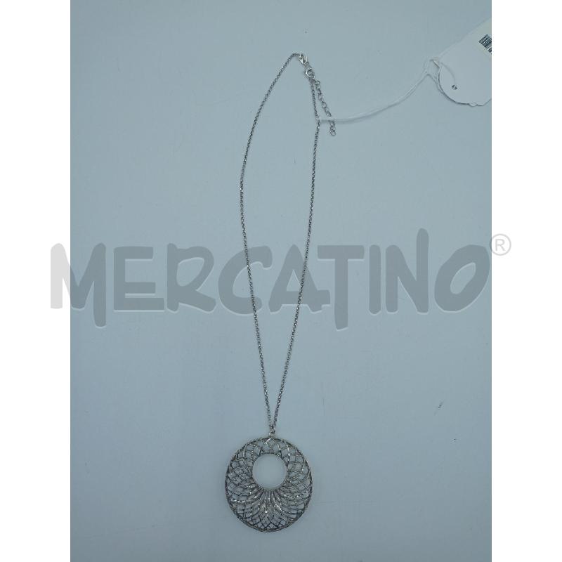 COLLANA ARG925 CIONDOLO MEDAGLIONE A FILIGRANA  | Mercatino dell'Usato Colleferro 1