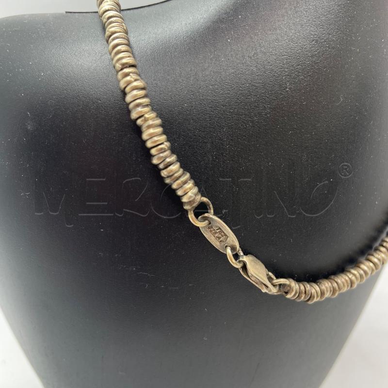 COLLANA ARG 925 PERLINE A DISCO  | Mercatino dell'Usato Colleferro 4