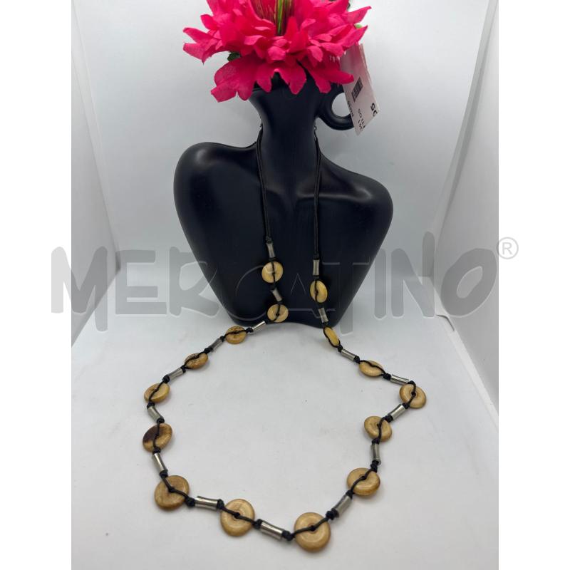 COLLANA CERCHIETTI OSSO FILO NE | Mercatino dell'Usato Colleferro 1