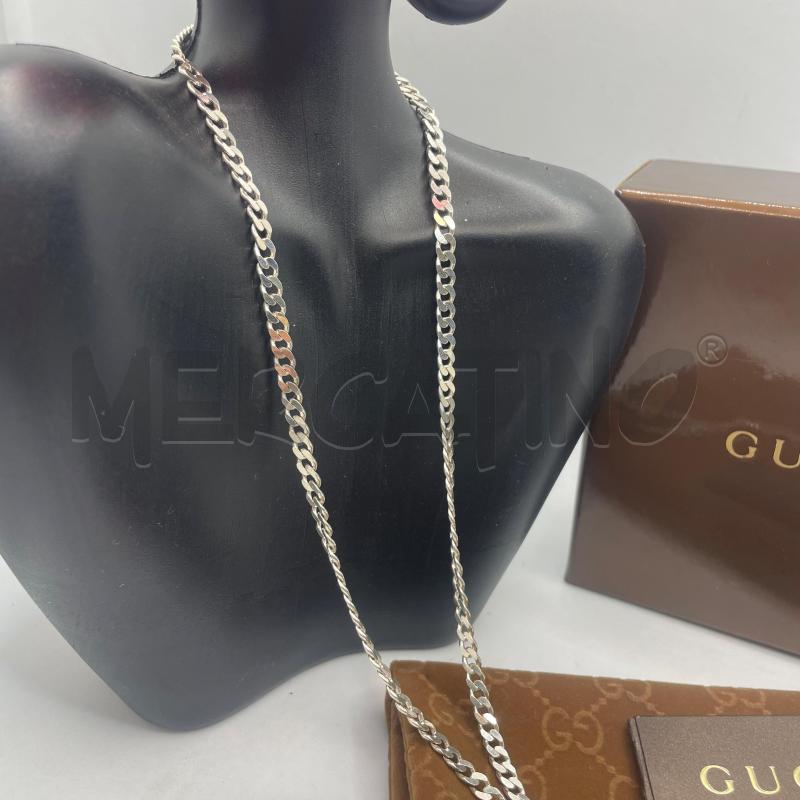 COLLANA GUCCI ARG925 CATENELLA CIONDOLO RETTANGOLARE | Mercatino dell'Usato Colleferro 5