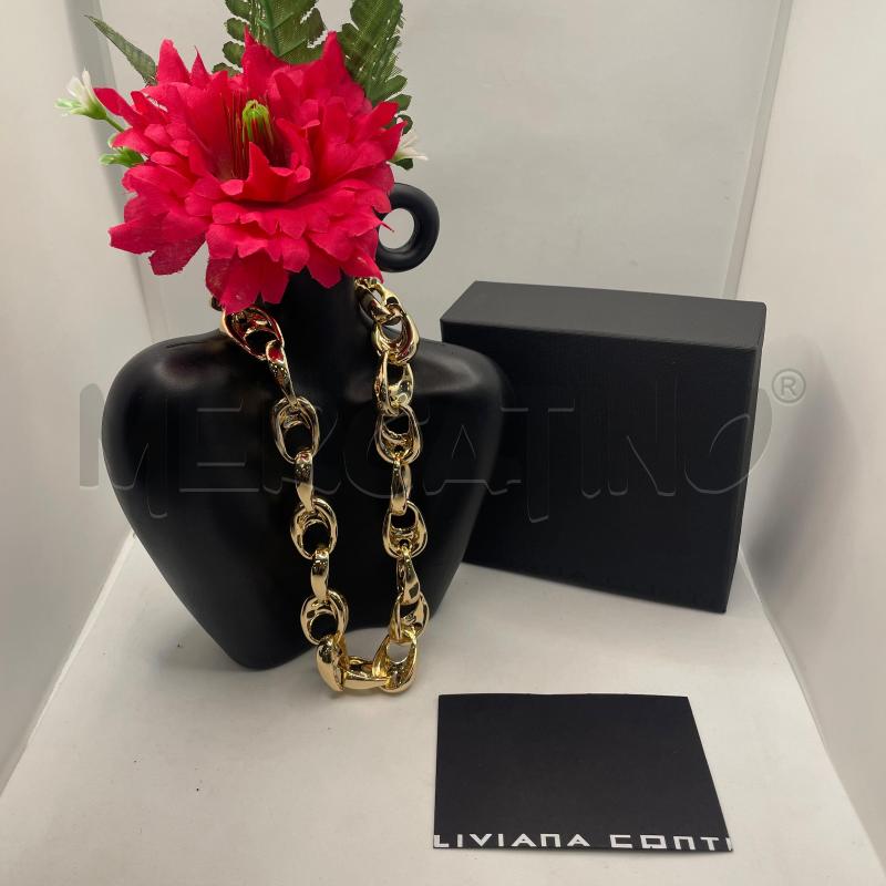 COLLANA LIVIANA CONTI CATENA DO ACCIACIO | Mercatino dell'Usato Colleferro 1