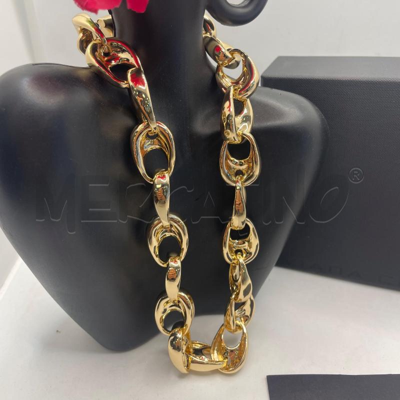 COLLANA LIVIANA CONTI CATENA DO ACCIACIO | Mercatino dell'Usato Colleferro 2