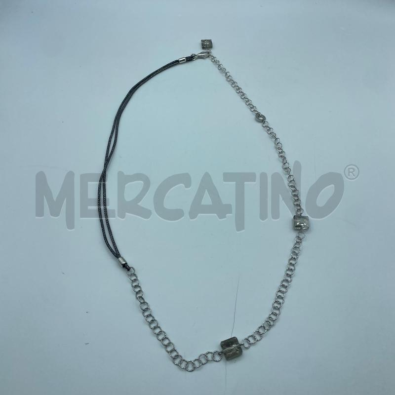 COLLANA LUNGA IPPOCAMPO CATENELLA PIE QUADRAT ARGE  | Mercatino dell'Usato Colleferro 1
