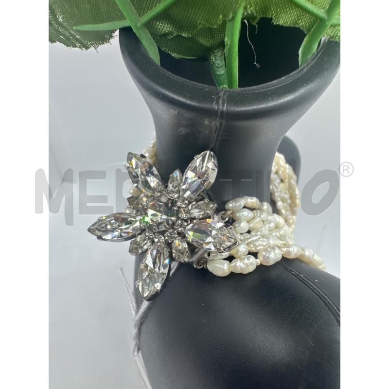 COLLANA MULTIFILO PERLE DI FIUME CHIUSURA FIORE STARSS | Mercatino dell'Usato Colleferro 2