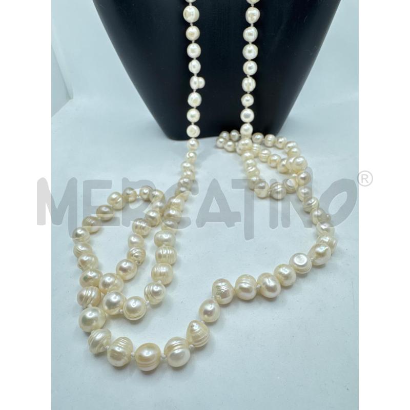 COLLANA PERLE D'ACQUA DOLCE LUNGA | Mercatino dell'Usato Colleferro 2