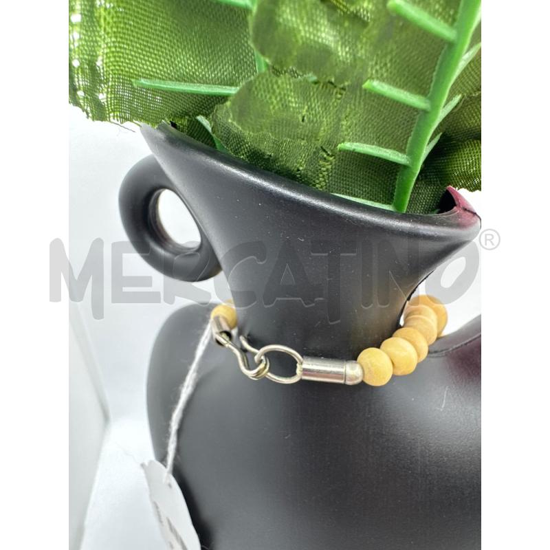 COLLANA SIMIL AVORIO LUNGA STAMP ELEFANTE CILINDRI | Mercatino dell'Usato Colleferro 3