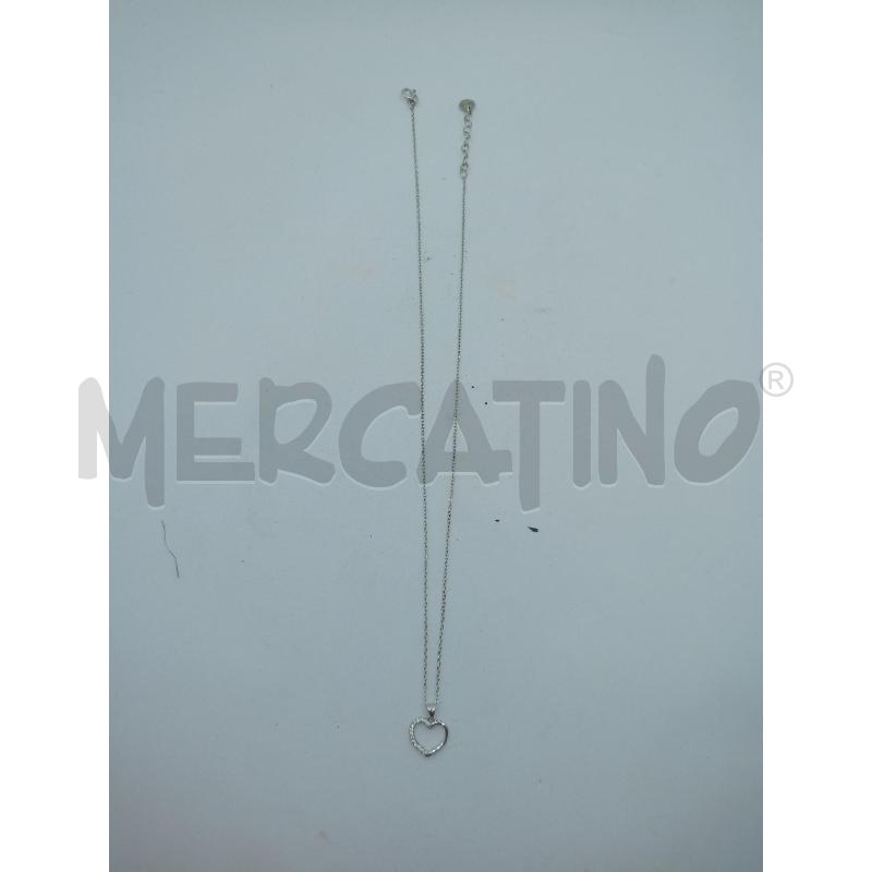 COLLANA STROILI ARG925 CUORE STILIZZAT  | Mercatino dell'Usato Colleferro 2