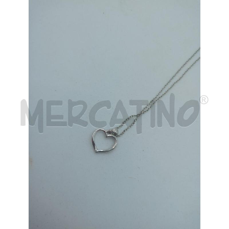 COLLANA STROILI ARG925 CUORE STILIZZAT  | Mercatino dell'Usato Colleferro 3