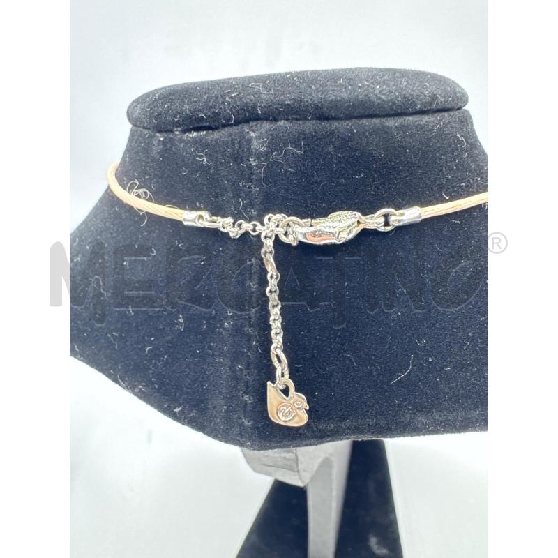COLLANA SWAROVSKI CORDINE CIONDOLO ANELLO ROSA | Mercatino dell'Usato Colleferro 3
