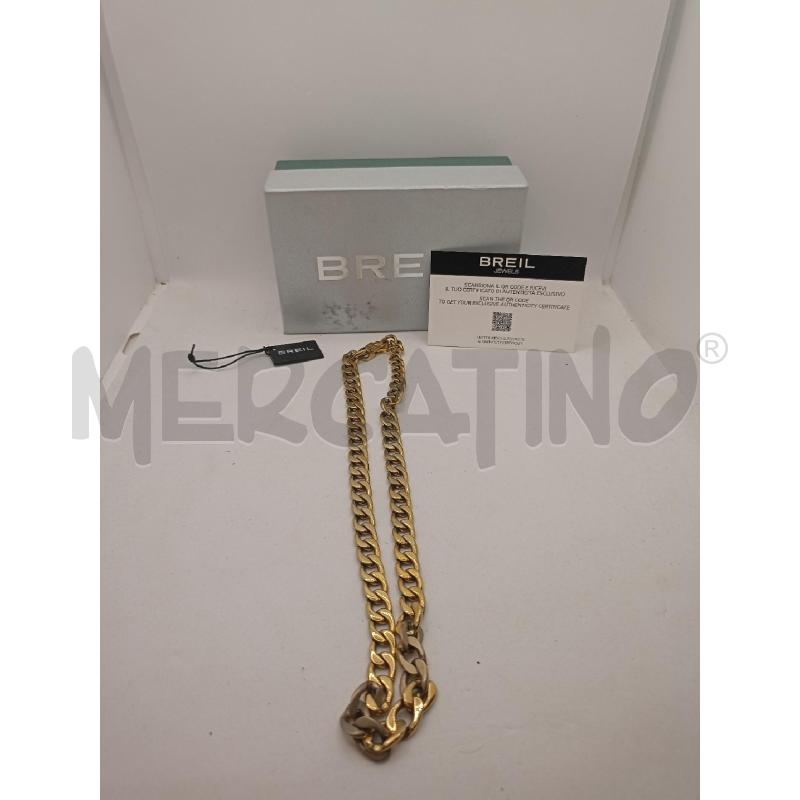 COLLANA UOMO BREIL CATENA DORATA  | Mercatino dell'Usato Colleferro 1