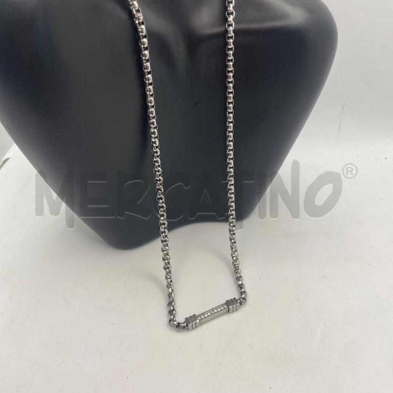 COLLANA UOMO ZOPPINI ACCIAIO | Mercatino dell'Usato Colleferro 2