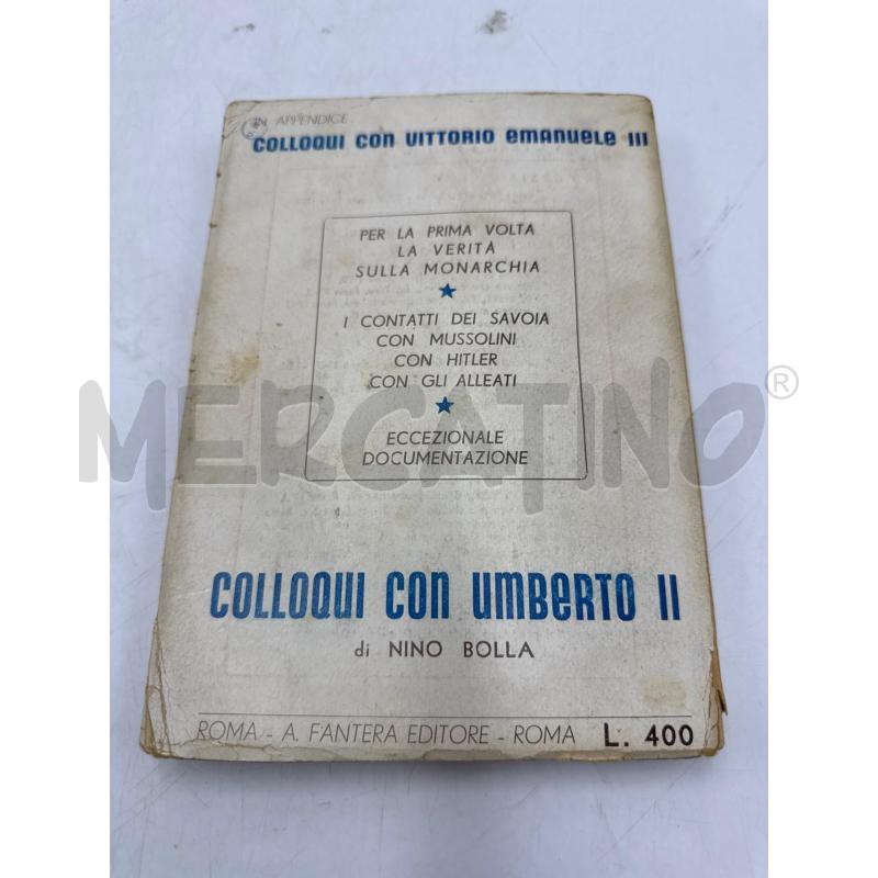 COLLOQUI CON UMBERTO SECONDO  | Mercatino dell'Usato Colleferro 3