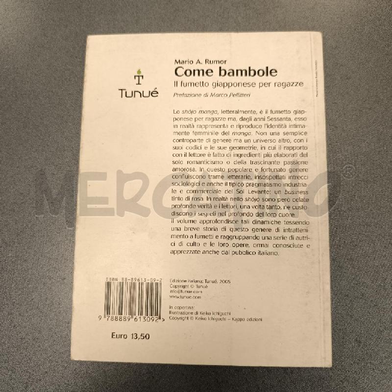 COME BAMBOLE, IL FUMETTO GIAPPONESE PER RAGAZZE | Mercatino dell'Usato Colleferro 2