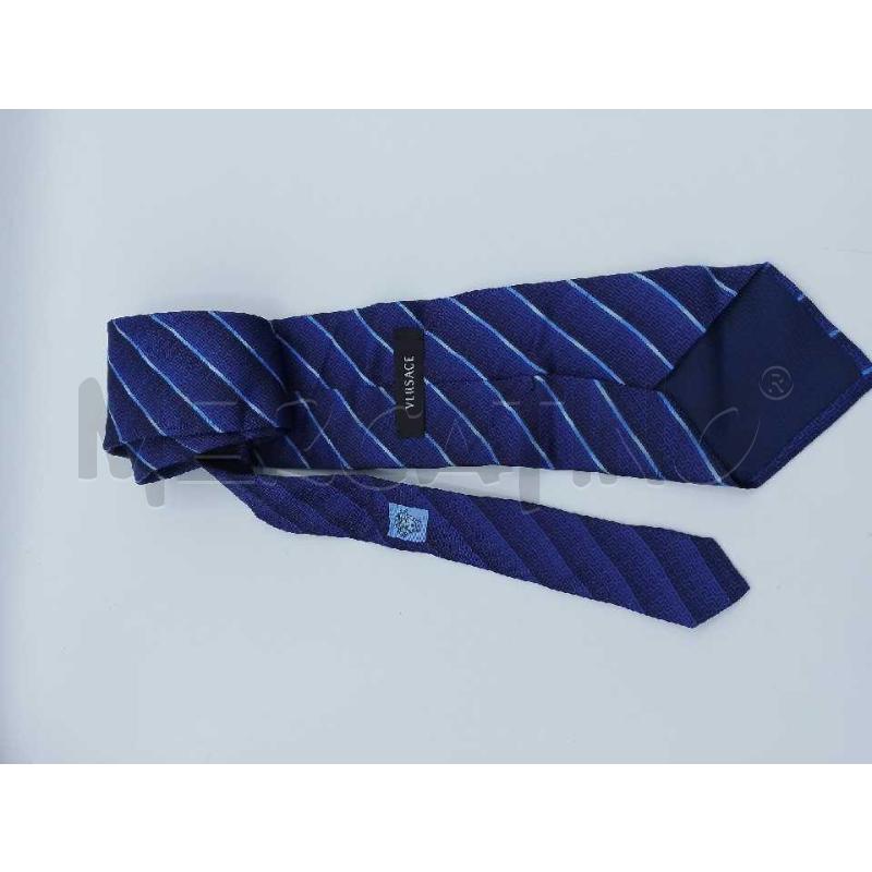 CRAVATTA VERSACE BLU GRECHE  | Mercatino dell'Usato Colleferro 2