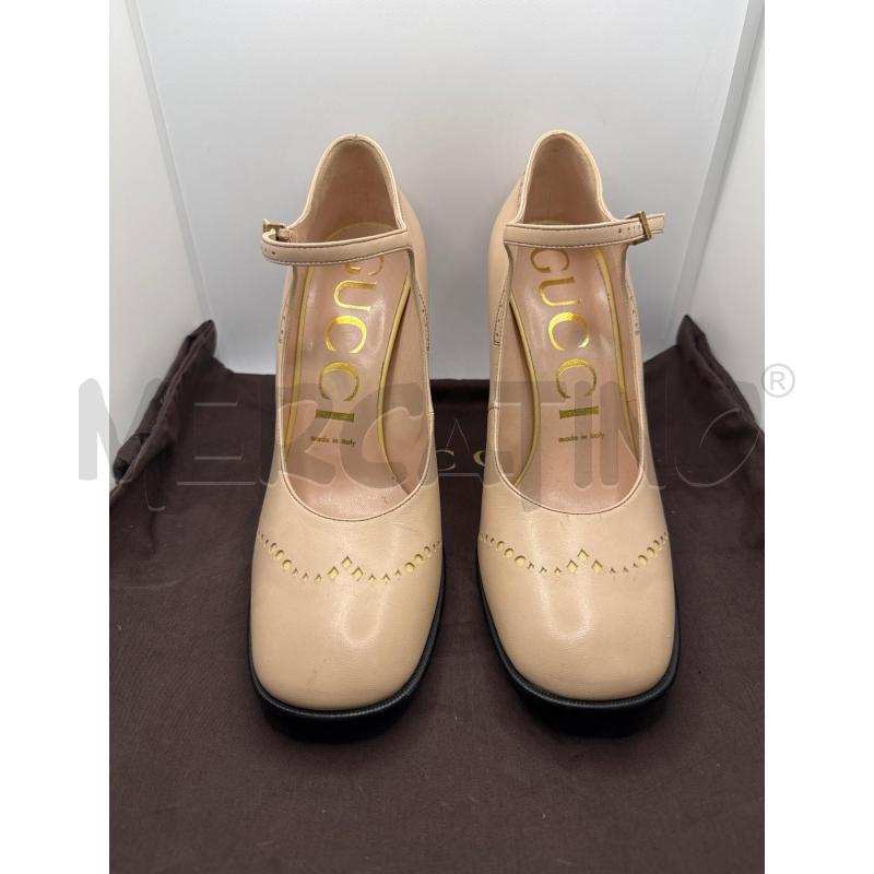 DECOLLETE GUCCI MOD MARY JANE ROSA  | Mercatino dell'Usato Colleferro 1