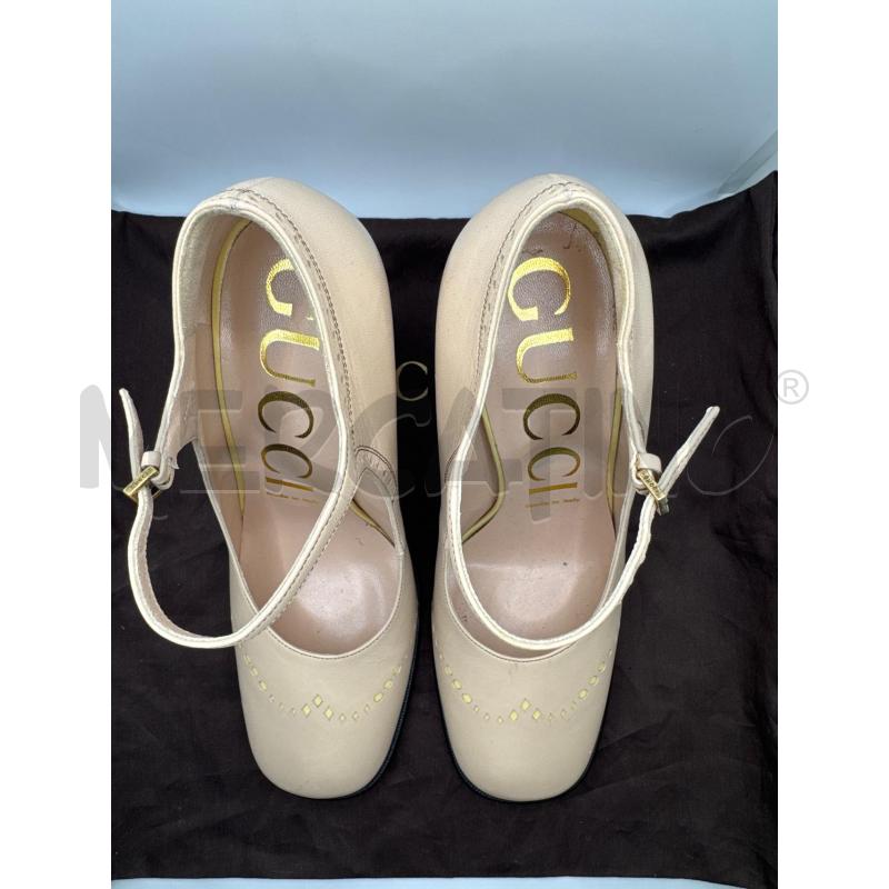 DECOLLETE GUCCI MOD MARY JANE ROSA  | Mercatino dell'Usato Colleferro 4