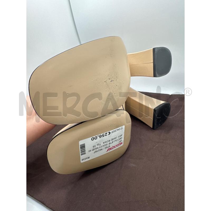 DECOLLETE GUCCI MOD MARY JANE ROSA  | Mercatino dell'Usato Colleferro 5