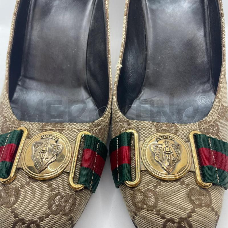 DECOLLETE GUCCI MONOGRAM IN TELA  | Mercatino dell'Usato Colleferro 2