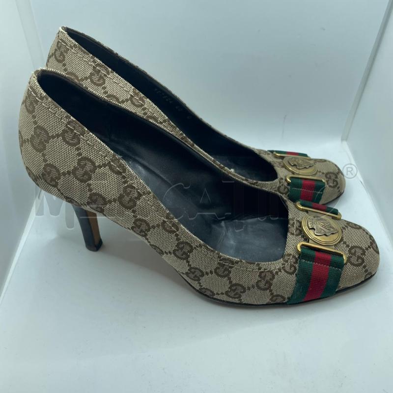 DECOLLETE GUCCI MONOGRAM IN TELA  | Mercatino dell'Usato Colleferro 3