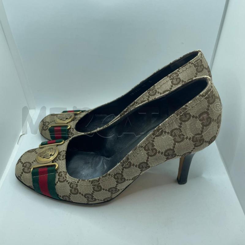 DECOLLETE GUCCI MONOGRAM IN TELA  | Mercatino dell'Usato Colleferro 4