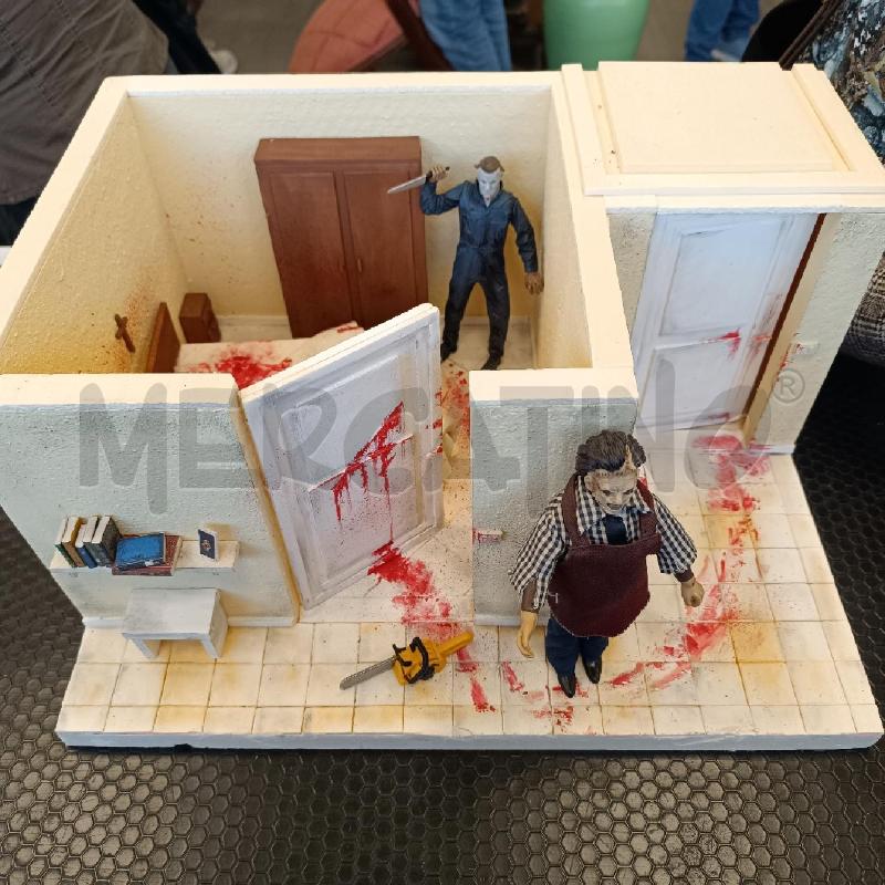 DIORAMA HORROR MICHAEL MAYER X LEATHER FACE | Mercatino dell'Usato Colleferro 1