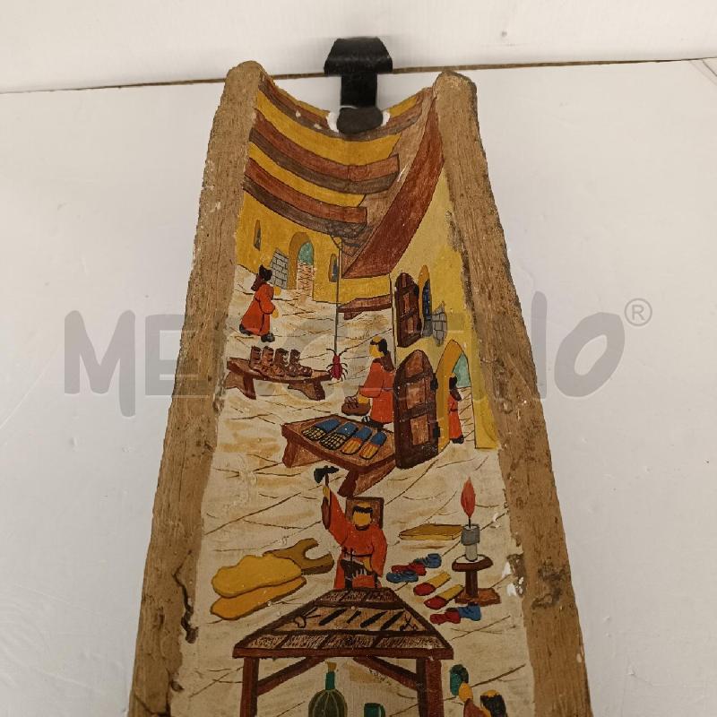 DIPINTO SU TEGOLA FIRMATO PIETRO NARDELLI | Mercatino dell'Usato Colleferro 3