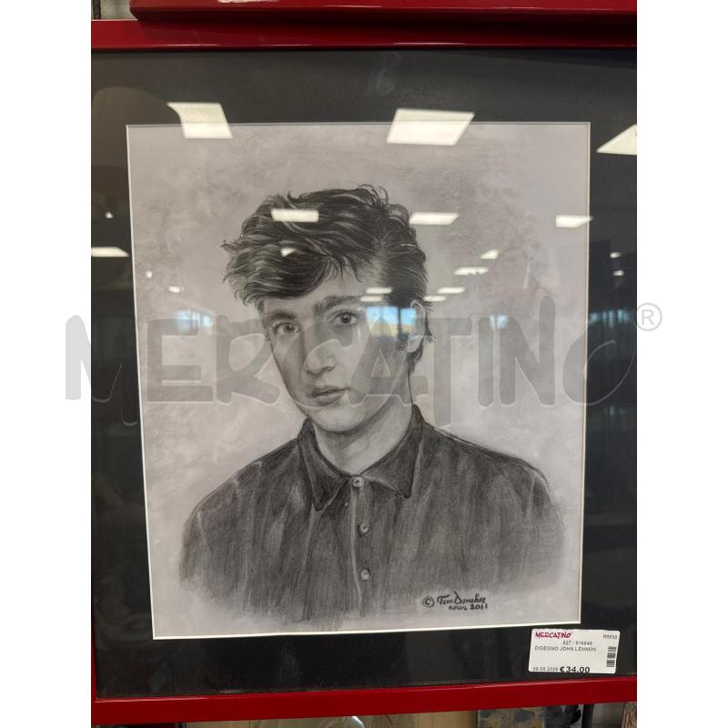 DISEGNO JOHN LENNON | Mercatino dell'Usato Colleferro 1