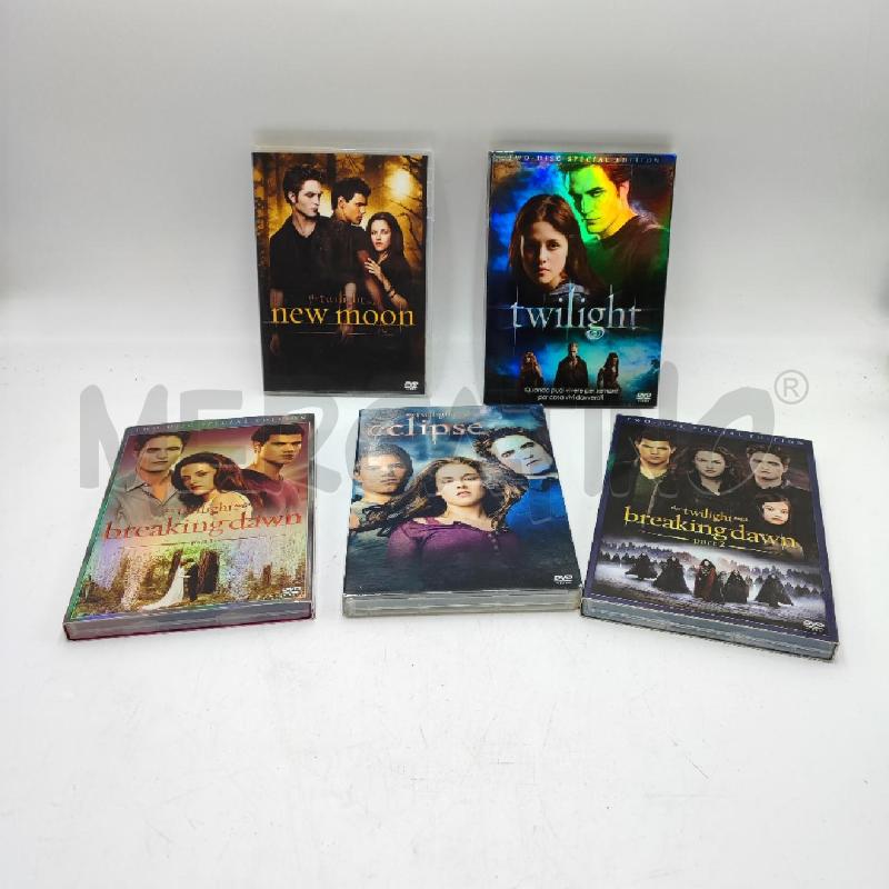 DVD SAGA TWILIGHT 5 DVD | Mercatino dell'Usato Colleferro 1