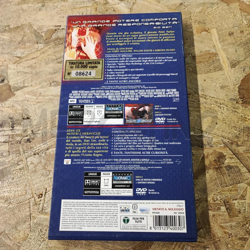 DVD SPIDERMAN TIRATURA LIMITATA N 08624 | Mercatino dell'Usato Colleferro 2