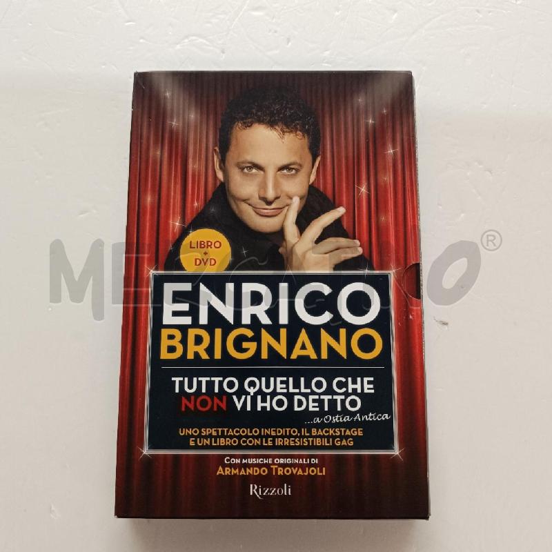 DVD + LIBRO ENRICO BRIGNANO | Mercatino dell'Usato Colleferro 1