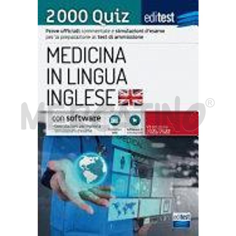 EDITEST. MEDICINA IN LINGUA INGLESE. 2000 QUIZ. PR | Mercatino dell'Usato Colleferro 1