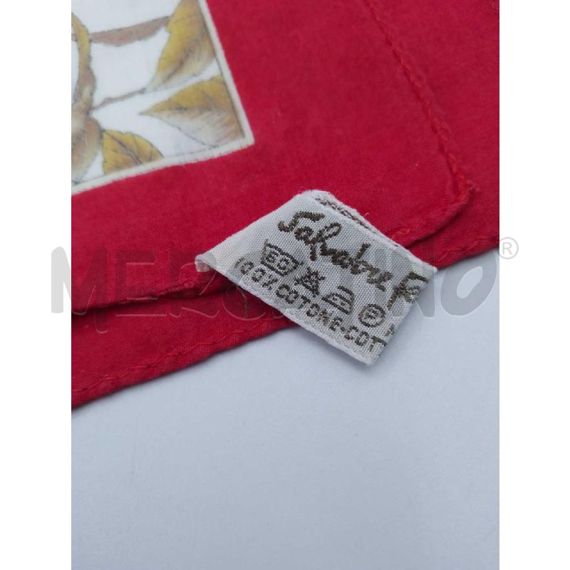 FAZZOLETTO SALVATORE FERRAGAMO CAVALIERE CINESE 42X42 | Mercatino dell'Usato Colleferro 4