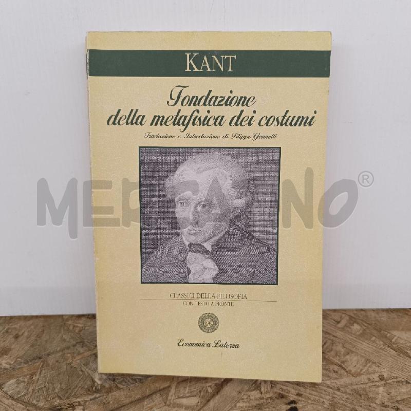 FONDAZIONE DELLA METAFISICA DEI COSTUMI | Mercatino dell'Usato Colleferro 1