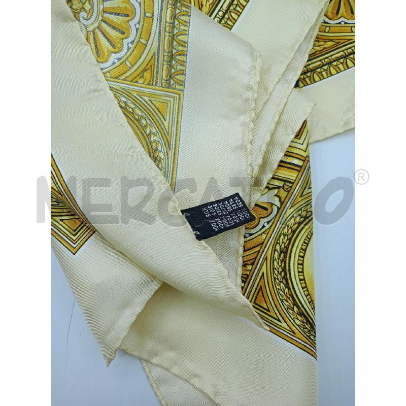 FOULARD PIER BALMAIN BASE BEIG GRECHE ANGELI CENTR | Mercatino dell'Usato Colleferro 3