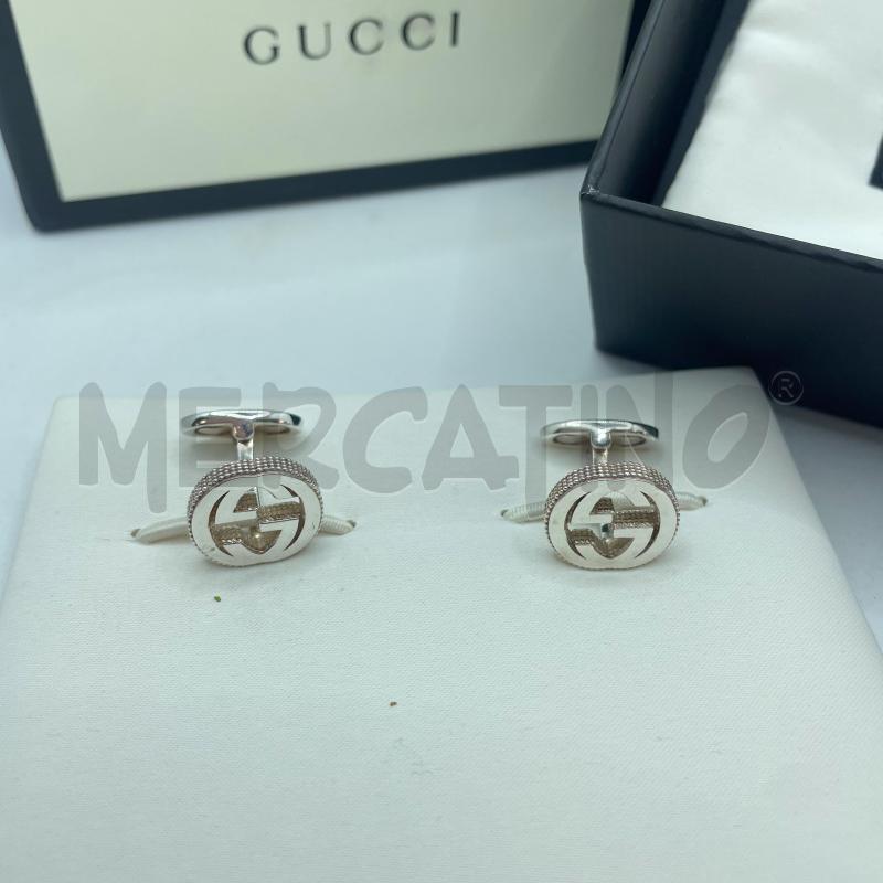 GEMELLI GUCCI ARG 925 INTERLOCKING | Mercatino dell'Usato Colleferro 2