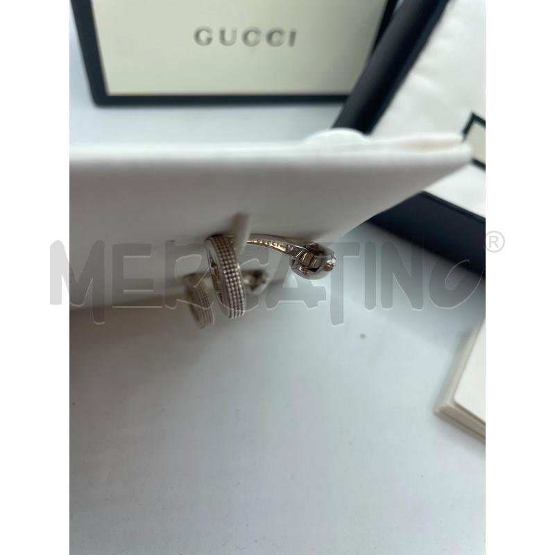 GEMELLI GUCCI ARG 925 INTERLOCKING | Mercatino dell'Usato Colleferro 3