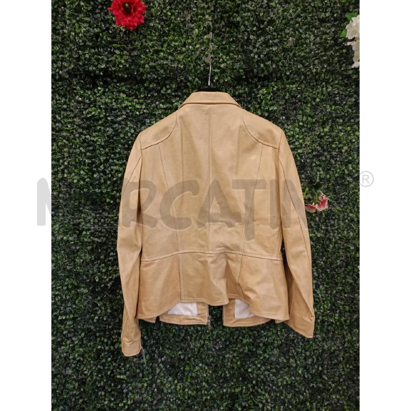 GIACCA DONNA BATA VERA PELLE MAR CHIARO 3ZIP | Mercatino dell'Usato Colleferro 3