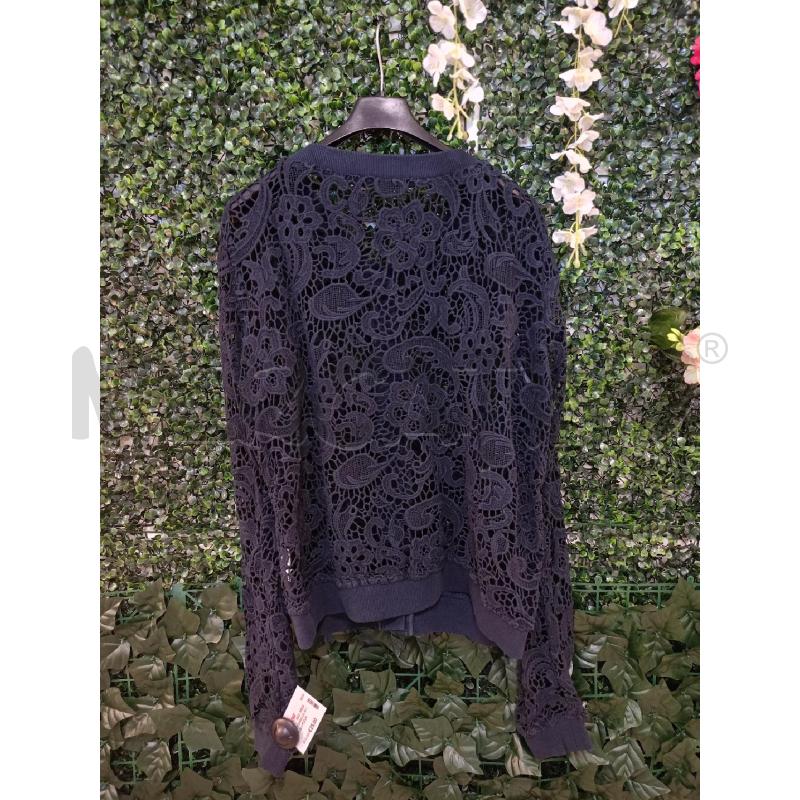 GIACCA DONNA LIU JO JEANS BLU PIZZO BOTTONI  | Mercatino dell'Usato Colleferro 2