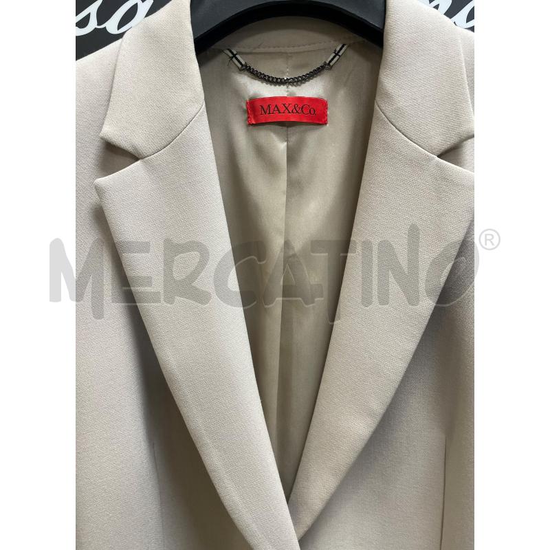 GIACCA DONNA MAX&CO BEIGE  | Mercatino dell'Usato Colleferro 3