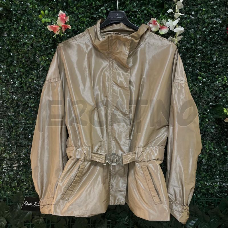 GIACCA DONNA TRUSSARDI A VENTO BEIGE  | Mercatino dell'Usato Colleferro 1