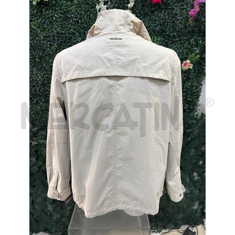 GIUBBINO UOMO CALVIN KLEIN COTONE BEIGE  | Mercatino dell'Usato Colleferro 3