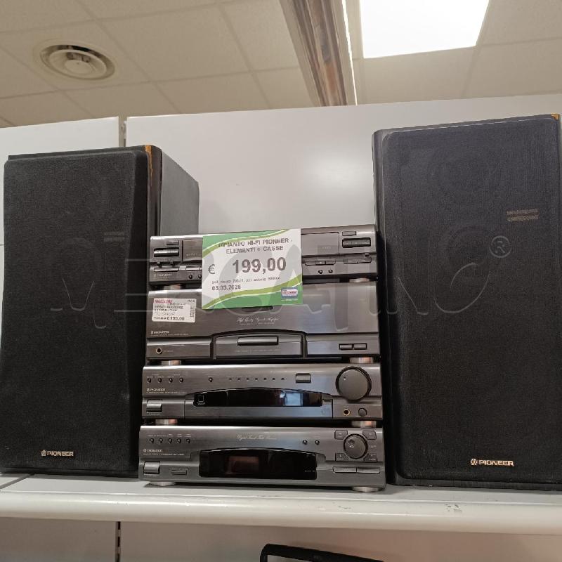 IMPIANTO HI-FI PIONEER 4 ELEMENTI + CASSE | Mercatino dell'Usato Colleferro 1
