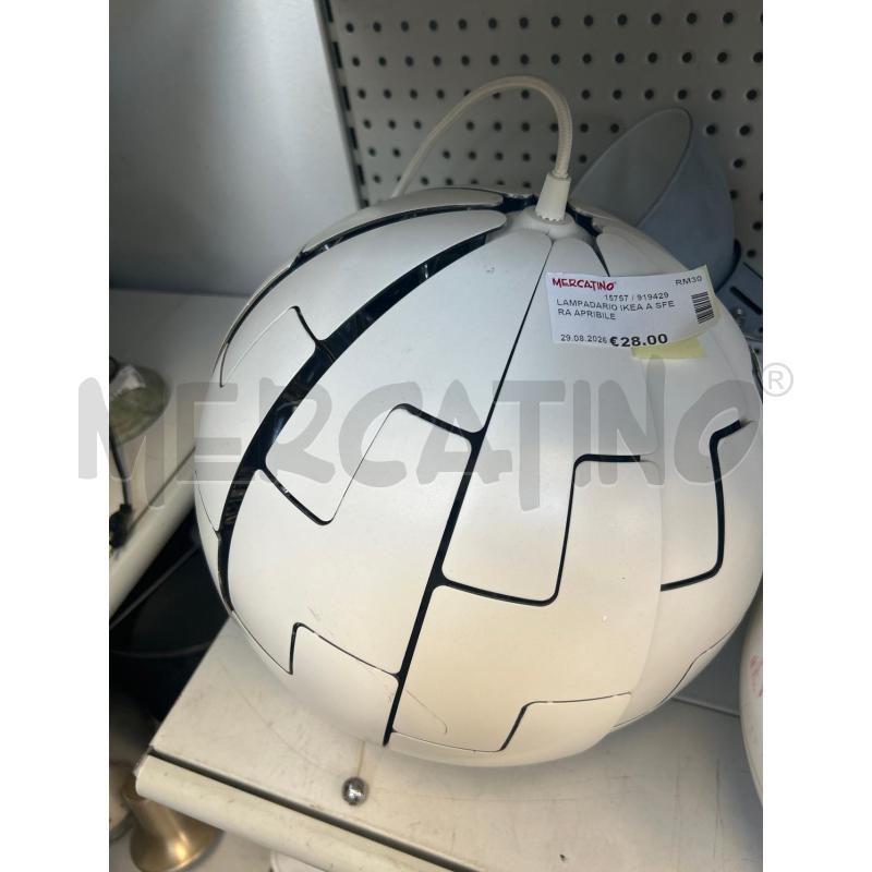 LAMPADARIO IKEA A SFERA APRIBILE | Mercatino dell'Usato Colleferro 1