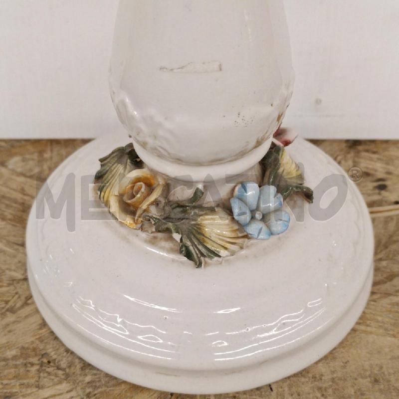 LAMPADA DA TAVOLO CAPODIMONTE (QUALCHE FOGLIA DIF) | Mercatino dell'Usato Colleferro 2