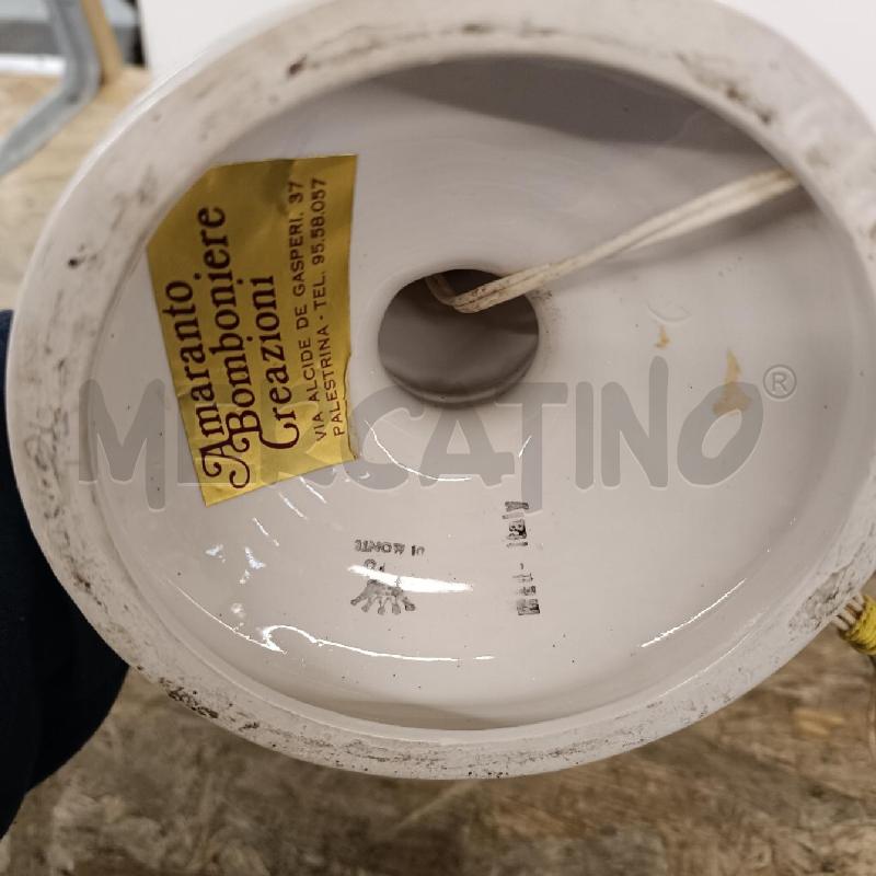 LAMPADA DA TAVOLO CAPODIMONTE (QUALCHE FOGLIA DIF) | Mercatino dell'Usato Colleferro 5