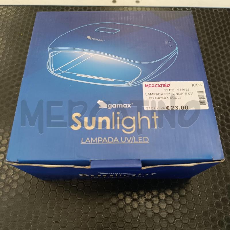 LAMPADA PER UNGHIE UV/LED GAMAX SUNLIGHT  | Mercatino dell'Usato Colleferro 1