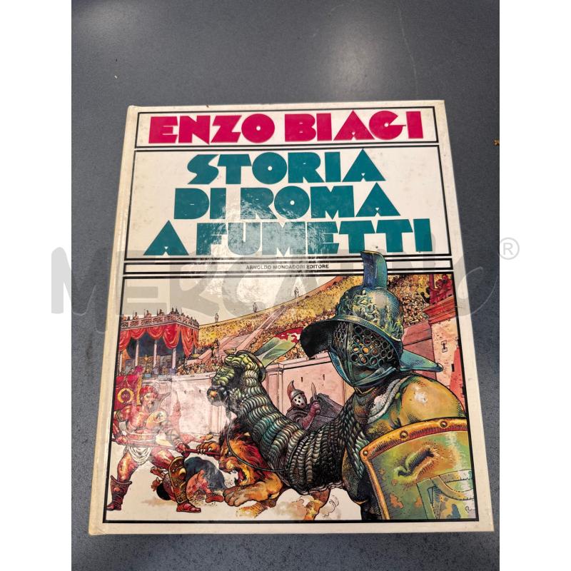 LA STORIA DI ROMA A FUMETTI - ENZO BIAGI | Mercatino dell'Usato Colleferro 1